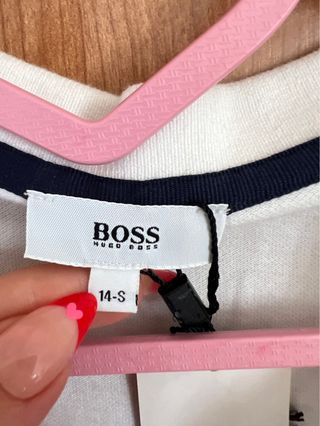Vestido Polo Blanco BOSS HUGO BOSS Talla S