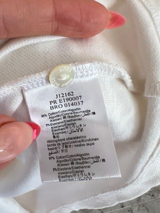 Vestido Polo Blanco BOSS HUGO BOSS Talla S