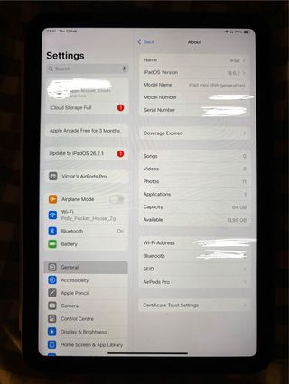 iPad mini 6ª Gen 64GB Space Gray