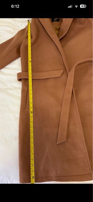 Cappotto ONLY con cappuccio e cintura