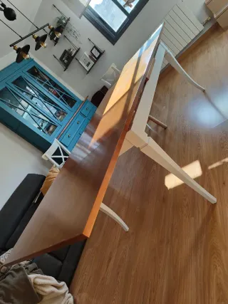 Mesa de comedor madera rústica