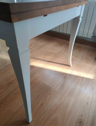 Mesa de comedor madera rústica