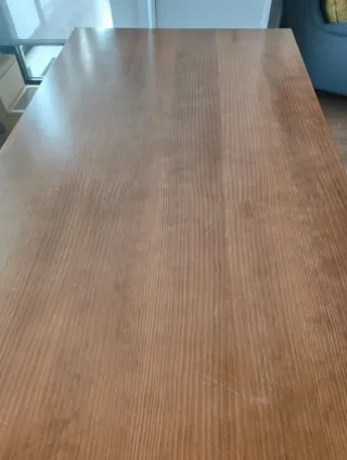 Mesa de comedor madera rústica