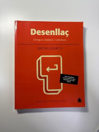 Desenllaç. Llengua catalana i literatura 2. Bat...
