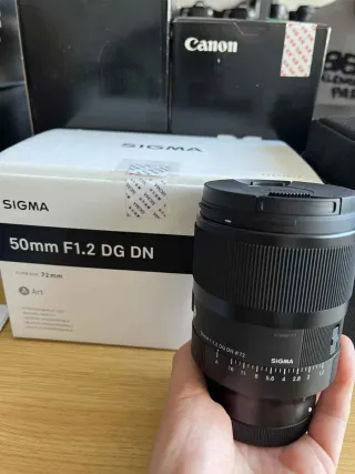 Objetivo Sigma 50mm 1.2 DG DN ART