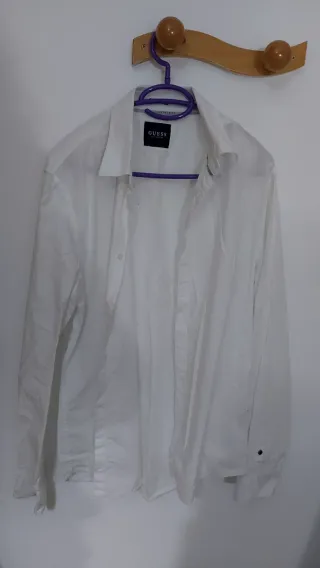 Camisa Guess Hombre Blanca