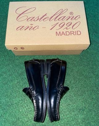 Mocasines Castellanos Negros Talla 28