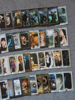Lote +50 Cartas Harry Potter Wizarding World