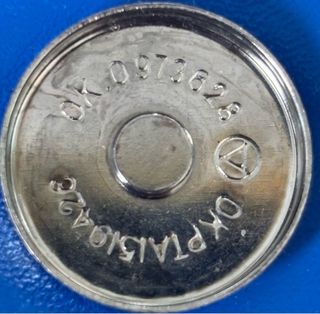 Bolso acolchado vintage azul