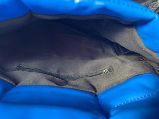 Bolso acolchado vintage azul