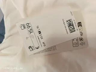 Body beige manga larga talla M