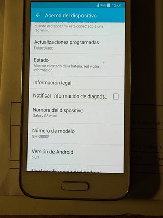 Samsung Galaxy S5 Mini Blanco