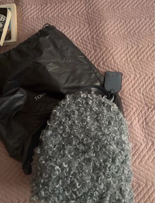 Mochila Tous azul con pelo