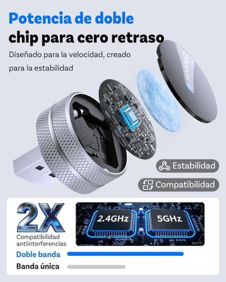 Adaptador inalámbrico CarPlay & Android Auto