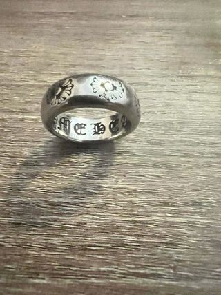 Anillo de plata con diseño floral - Chrome hearts