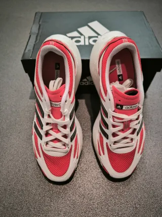 Zapatillas Adidas Adizero Rojas y Blancas