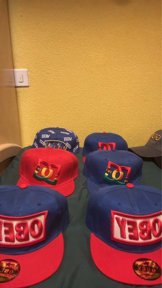 Gorras DC. Vans. Obey