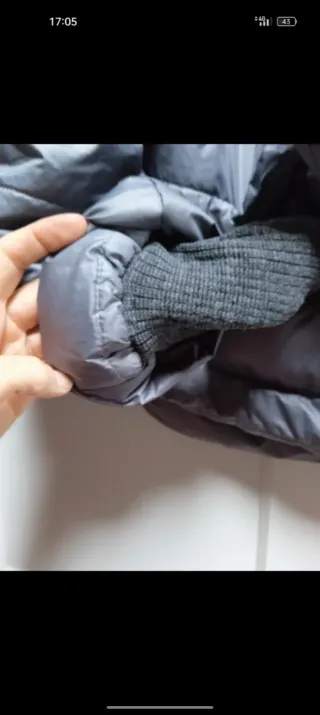 Giubbino corto imbottito grigio