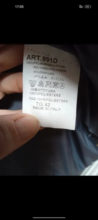 Giubbino corto imbottito grigio