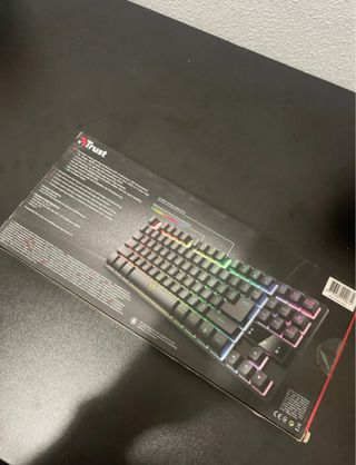 Teclado Trust GX833 Thado Gamer TKL QWERTY
