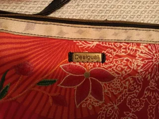 Bolso Desigual Naranja y Rojo