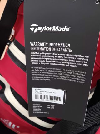 Audemars Piguet - Bolsa de Golf TaylorMade Roja