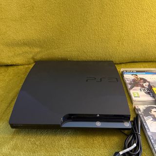 Consola PS3 Slim Negra + Mando + Juegos