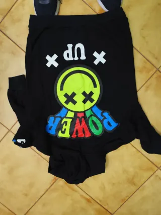 Felpa con stampa smiley