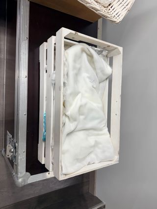 Cesta camita para fotos de bebé