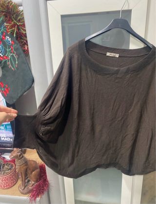 Jersey Motel Talla M marrón