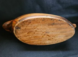 Pato señuelo vintage madera.