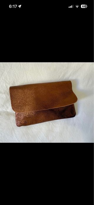 Pochette vera pelle Made in Italy