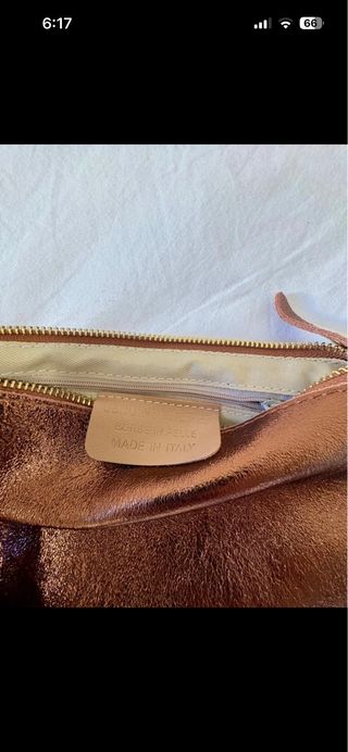 Pochette vera pelle Made in Italy