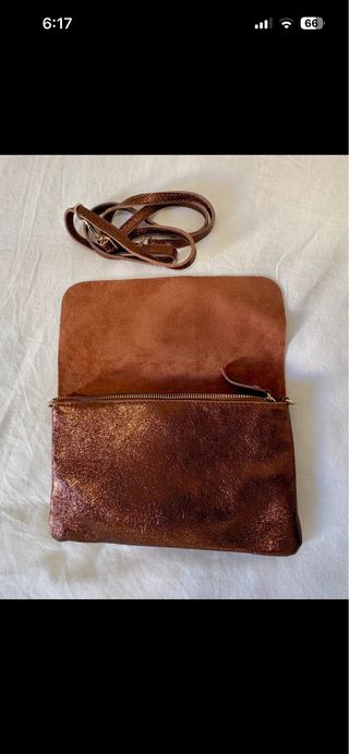 Pochette vera pelle Made in Italy