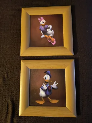 2 Quadri Disney Daisy e Donald
