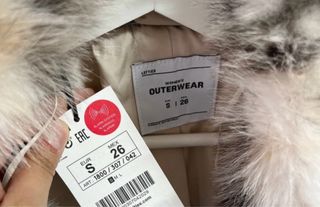 Abrigo efecto pelo estampado leopardo Talla S