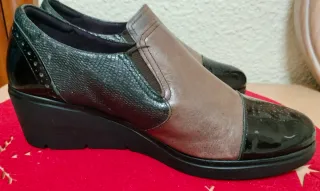Zapatos Pitillos Mujer Negros y Marrones