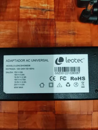 Cargador Leotec Universal Portátil 90W