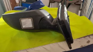 Espejo retrovisor izquierdo azul