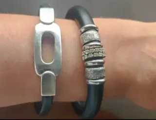 Pulseras plata de ley