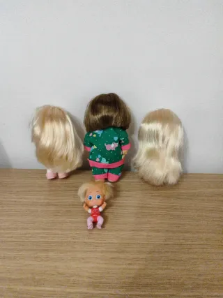 Lote de 4 Muñecas Barriguitas