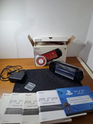 Sony PSP 1000 Negra Completa
