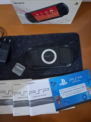 Sony PSP 1000 Negra Completa