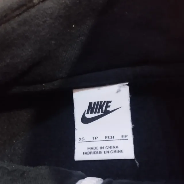 Sudadera Nike negra media cremallera