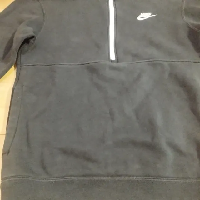 Sudadera Nike negra media cremallera