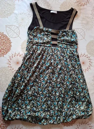 Vestido estampado multicolor