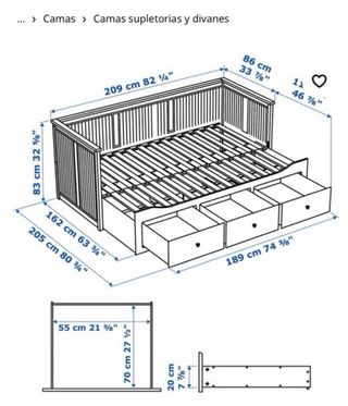 REGALO SOLO HOY Cama nido SIN COLCHÓN está desmont