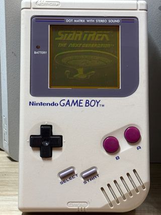 Game Boy Beige restaurato + Scatola (repro)+ Gioco