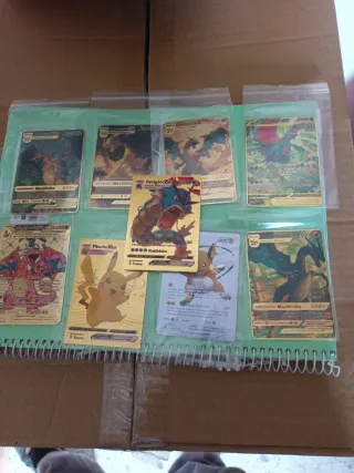 Cartas Pokémon Charizard Doradas
