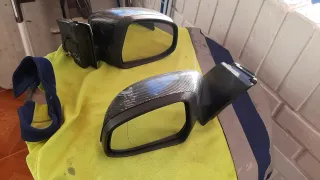 Pareja Retrovisores Coche Carbono